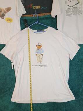 Polo Ralph Lauren Polo Bear Graphic T-Shirt White 3XLT